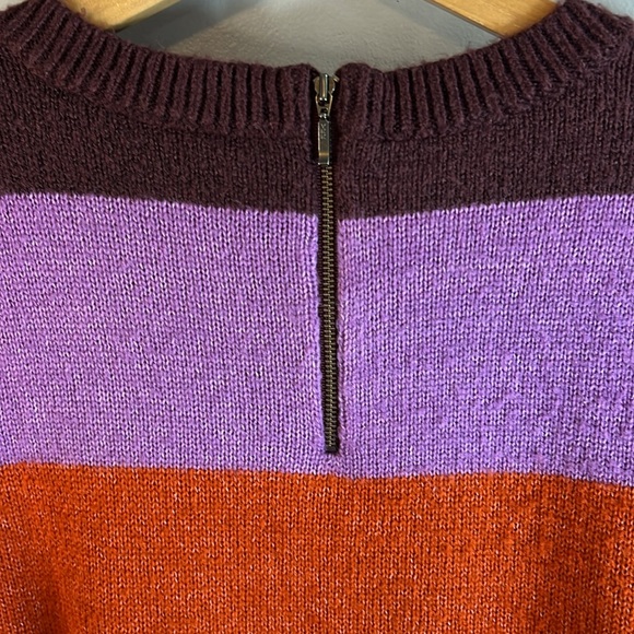 Halogen Striped Crew Neck Sweater Size Small - Picture 6 of 10